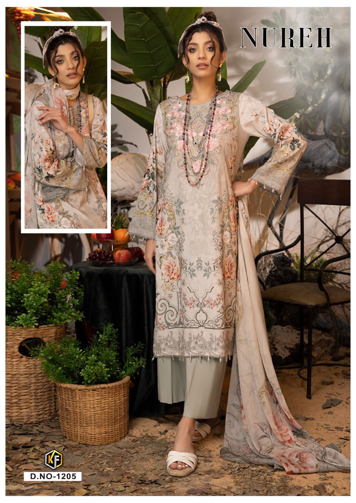 Keval Nureh Vol 12 Karachi Cotton Dress Material Catalog

